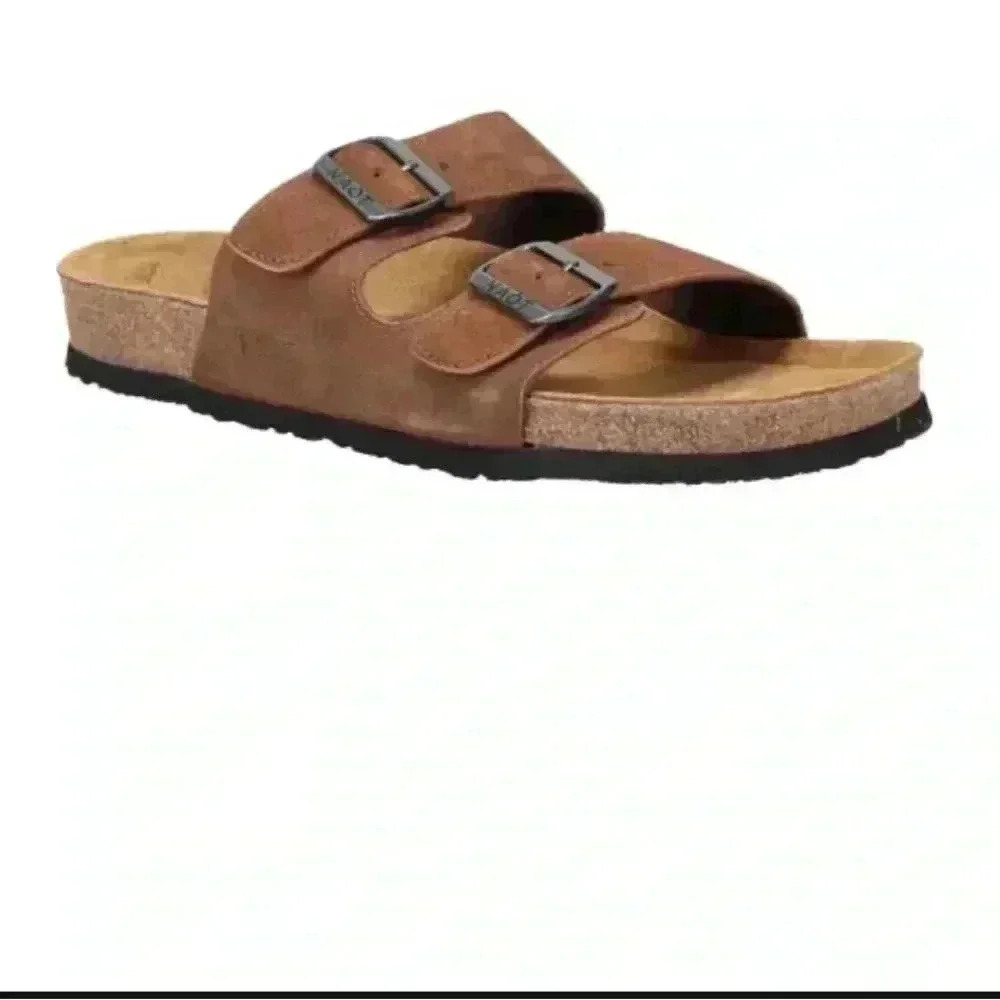 NAOT Santa Barbara Sandal Antique Brown Suede Womens Sz 6